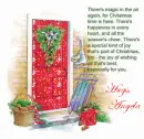 angela christmas door