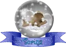 sorina baby angel in globe