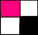 pink black white checkered