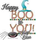Happy Boo to You! Elisa