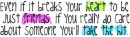 Just be friends