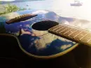 blue guitar clouds