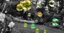 yellow bubbles