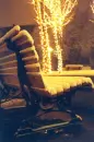 snow bench