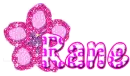 Rane flower glitter