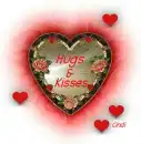 Hugs & Kisses - Red Heart