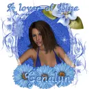 A lover of blue...Genalyn
