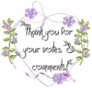 thank you for your votes and comments