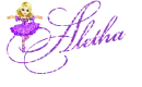 NAME ALETHA/PURPLE GIRL