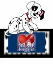 Dalmatian-Marie loves it
