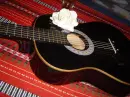 black guitar