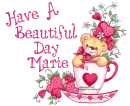 HAVE A BEAUTIFUL DAY MARIE