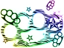 Rainbow Brass Knucklez