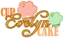 cup ... EVELYN ... cake!