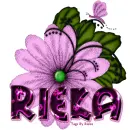 Rieka Purple Bugs Flower