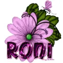 Purple Bugs Flower,Roni