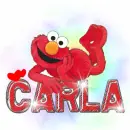 elmo name tag