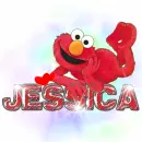 elmo name tag