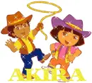 Akira with Diego & Dora