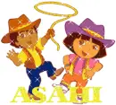 Asahi with Diego & Dora