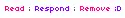 read respond remove ;D