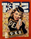 pez tin sign