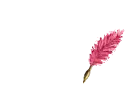 Susie Feather Pen Light Red