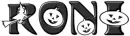 HALLOWEEN WITH THE NAME RONI