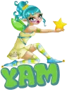 NAME YAM/FAIRY HOLDING STAR