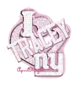 new york giants pink heart charm tracey