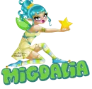 NAME MIGDALIA/FAIRY HOLDING STAR
