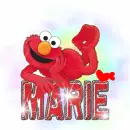 Elmo name tag