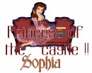 Princess of the castle!!   Sophia