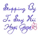 Stopping By To.. Hugs, Ginza