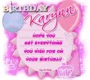 Happy Birthday,Karynn