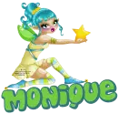 NAME MONIQUE/FAIRY WITH STAR
