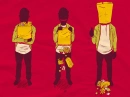 people with food
