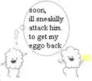 hehe. leggo my eggo