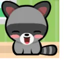 Cute Raccoon from Super Pets