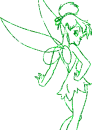 green coloured angel