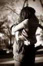 tight hug