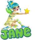 NAME JANE/FAIRY HOLDING STAR