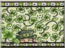 leprechaun in clovers
