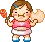 cute chubby girl eatin