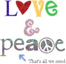 love & peace