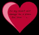 Place for you in my heart