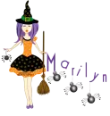 NAME MARILYN/WITCH AND SPIDERS