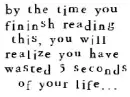 wasted your life