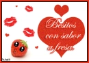 Besitos de fresa
