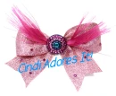 Pink Feather Bow - Cindi Adores It!